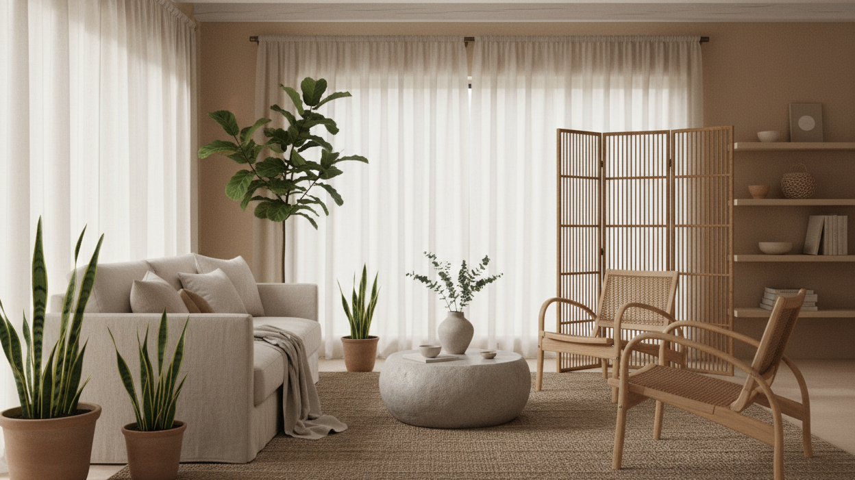 How to Create Calm Interiors with Natural Materials