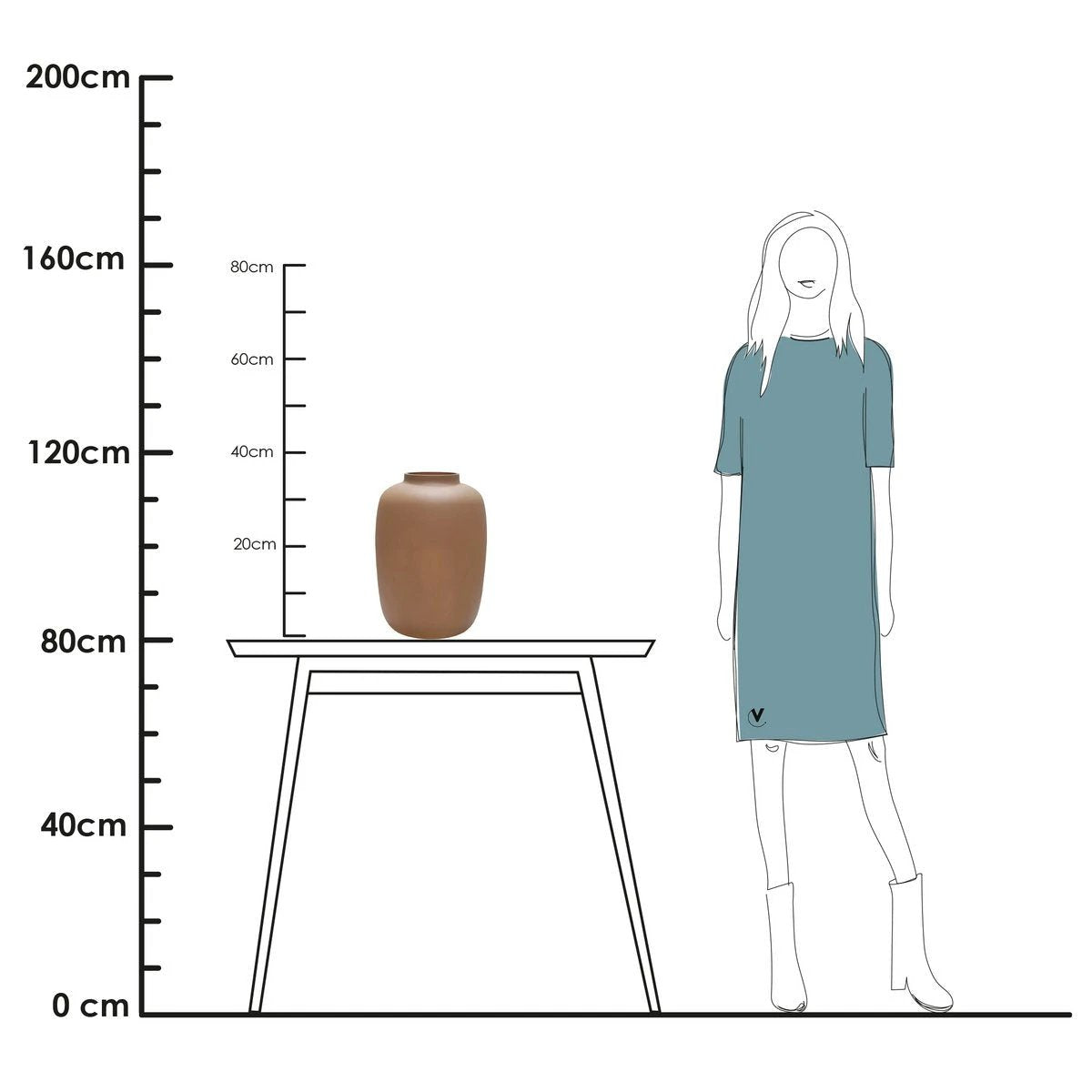 Vaas - Artic matte sand by Vase The World