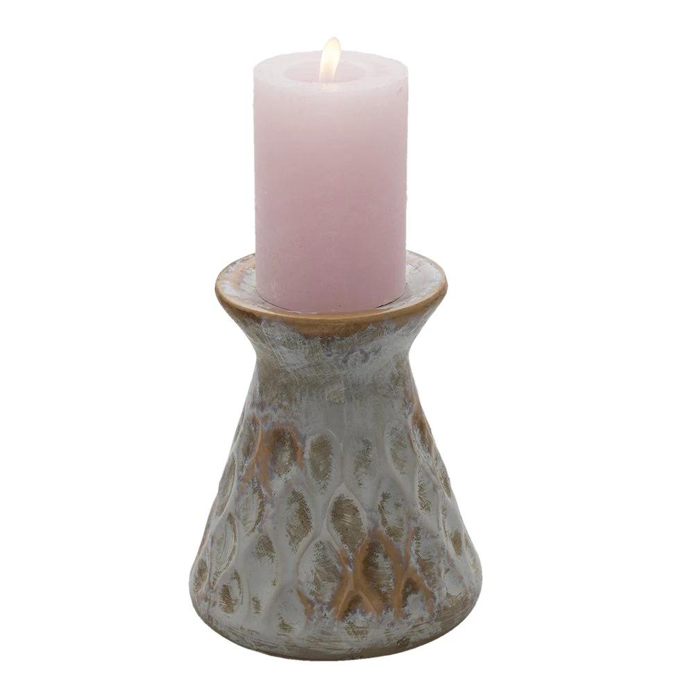 Candlestick Ø 14x16 cm by Clayre & Eef.