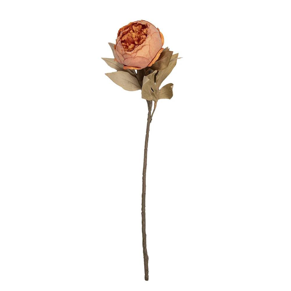 Artificial flower 62 cm orange plastic by Clayre & Eef.