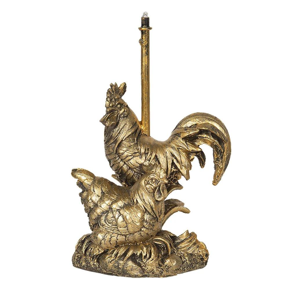 Decoration roosters with LED 14x9x21 cm by Clayre & Eef.