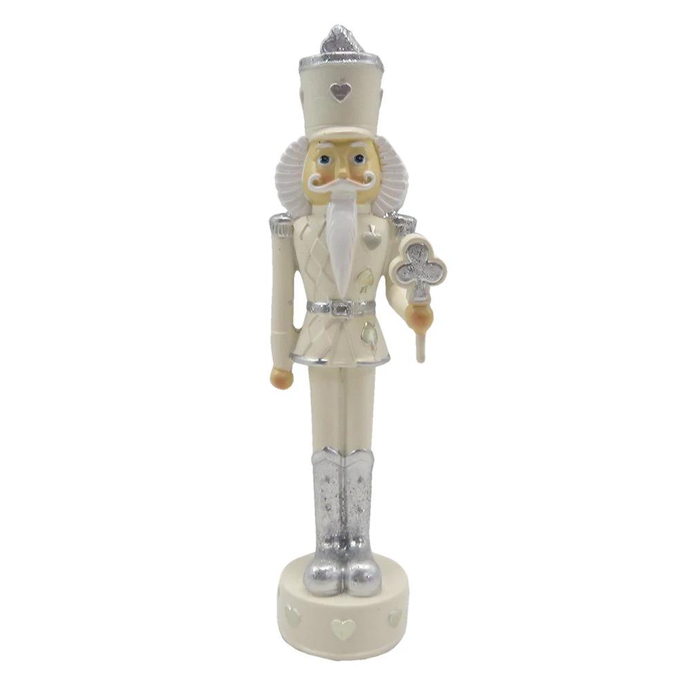 Decoration nutcracker 4x4x17 cm by Clayre & Eef.