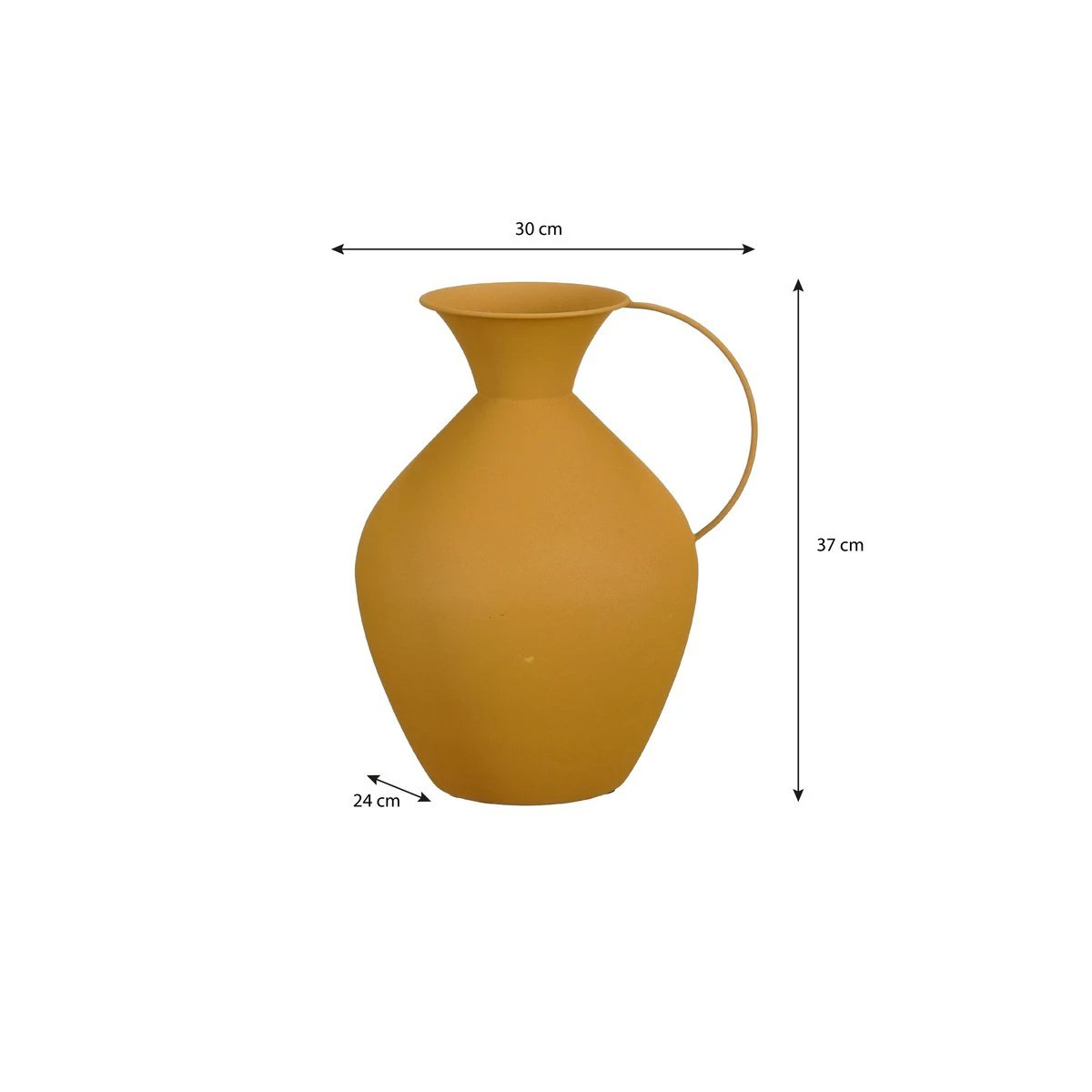 Vase Gyge Yellow by Mica Decorations