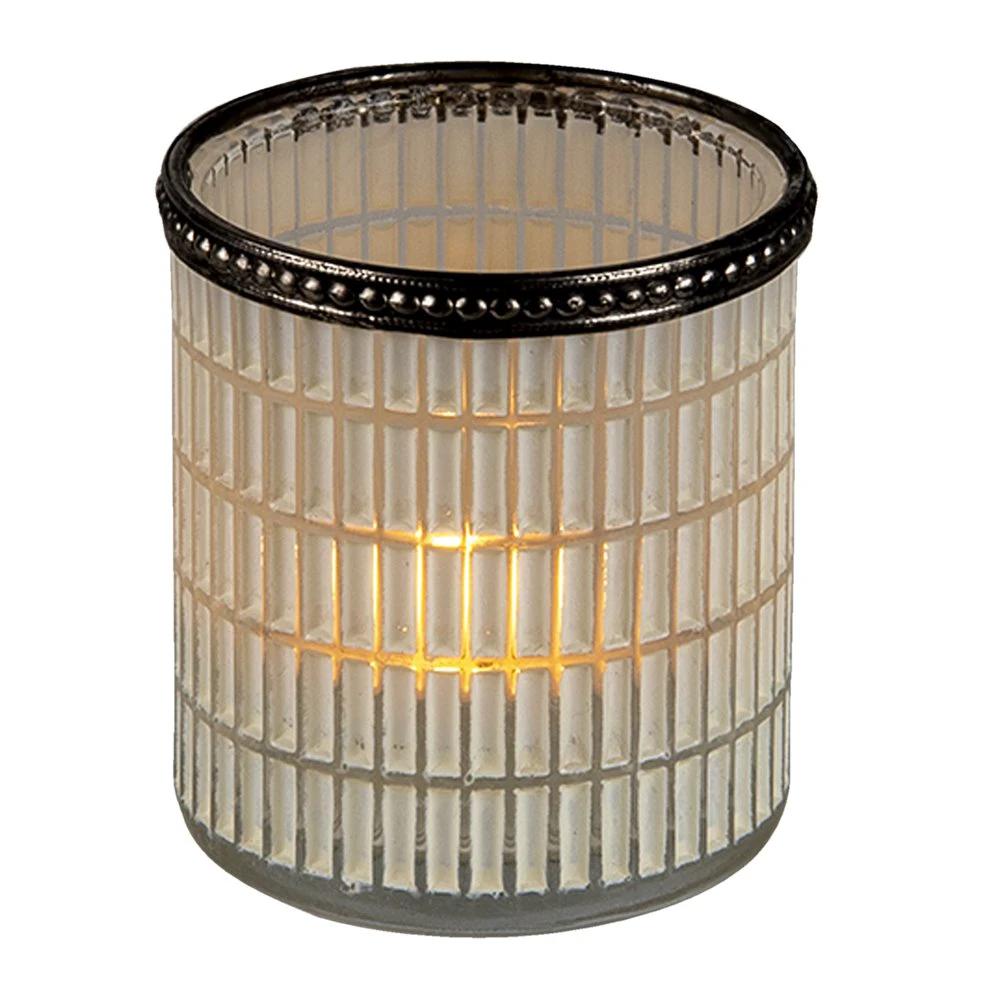 Tealight holder Ø 8x9 cm by Clayre & Eef.