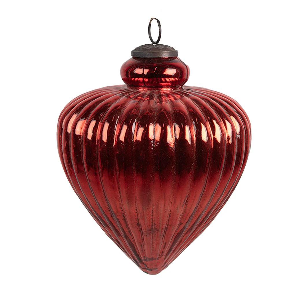 Christmas bauble Ø 17x20 cm by Clayre & Eef.