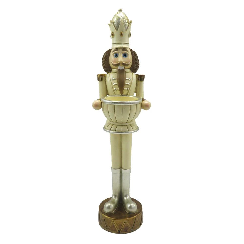 Decoration nutcracker 9x7x30 cm by Clayre & Eef.
