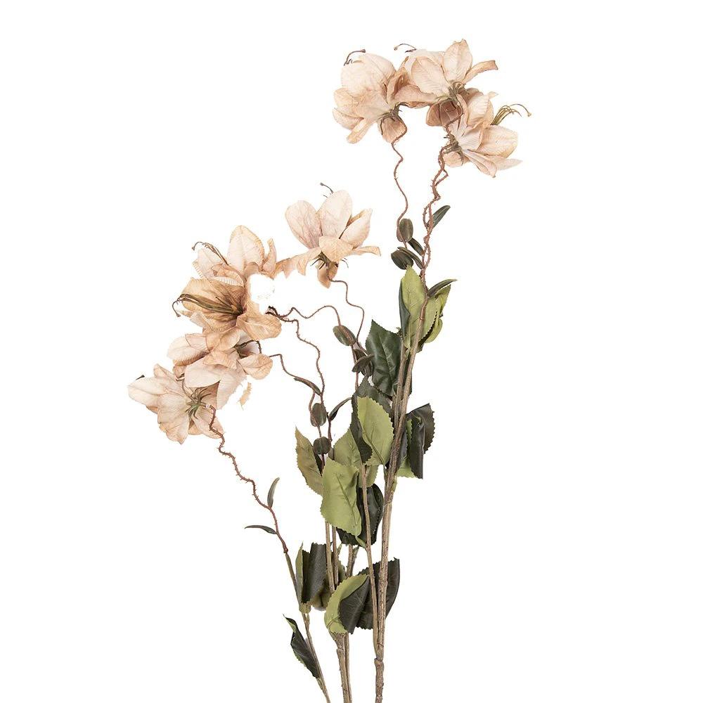 Artificial flower 120 cm Beige Plastic by Clayre & Eef.