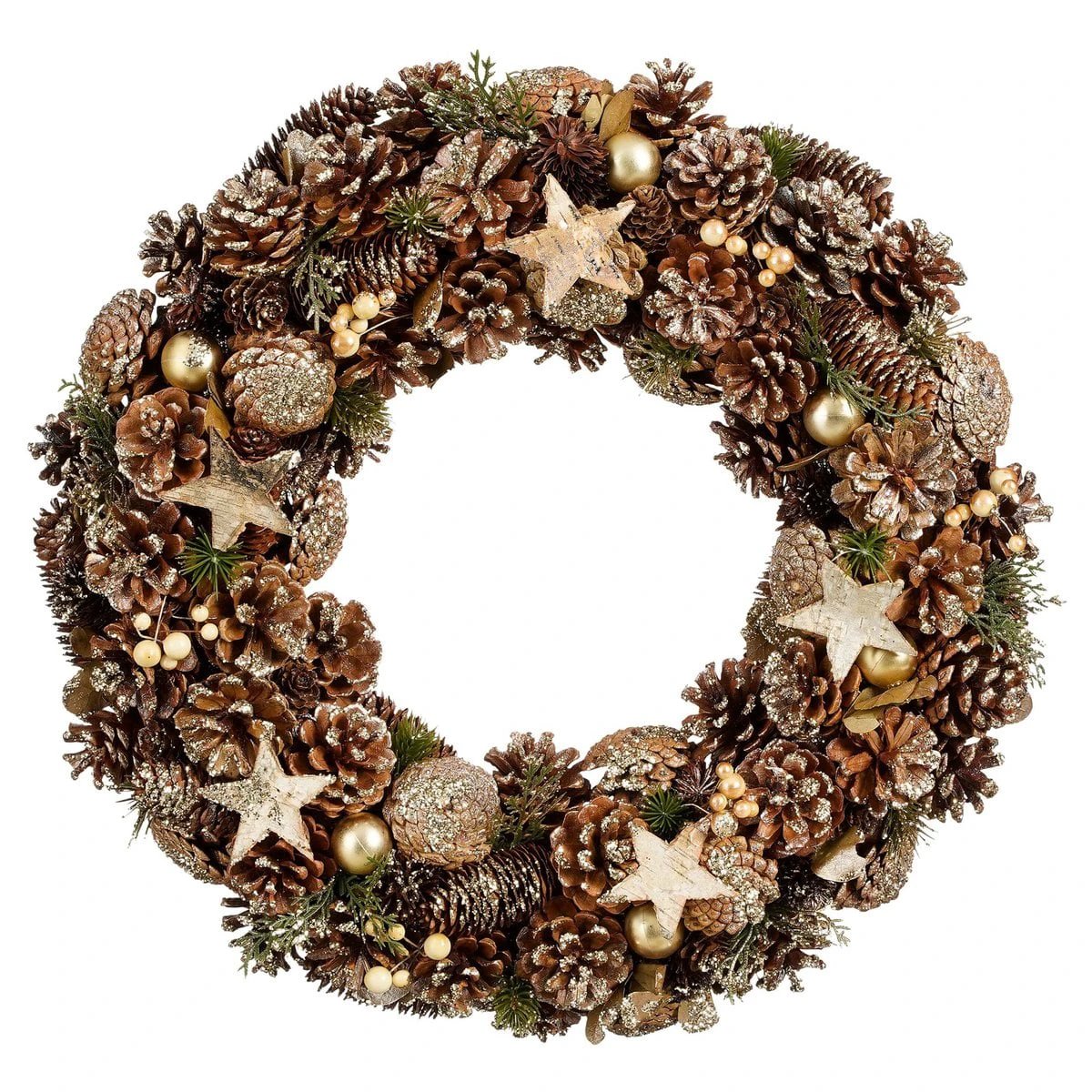 Weihnachtskranz Hellbraun von House of Seasons