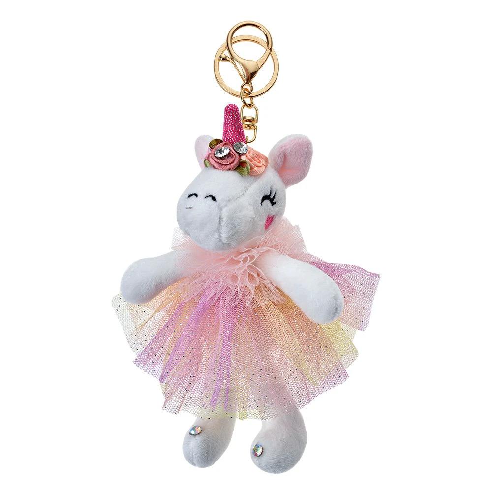 Schlüsselanhänger Einhorn rosa von Clayre & Eef.