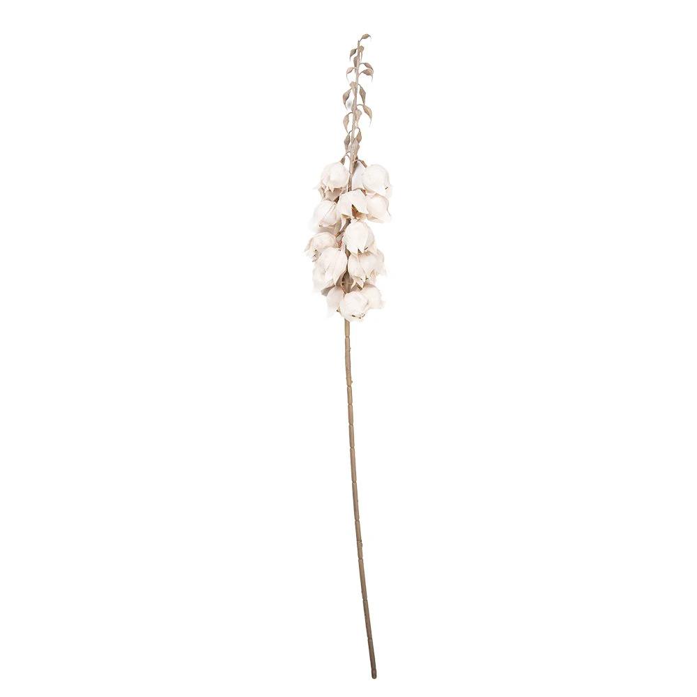Artificial flower 100 cm white plastic by Clayre & Eef.