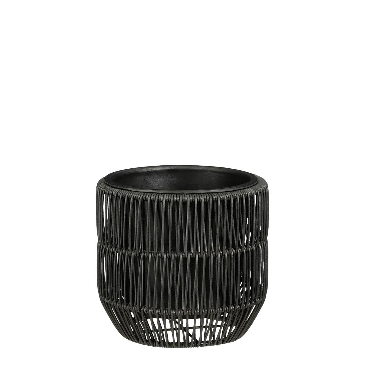 Flowerpot outside Peta Black by Mica Decorations