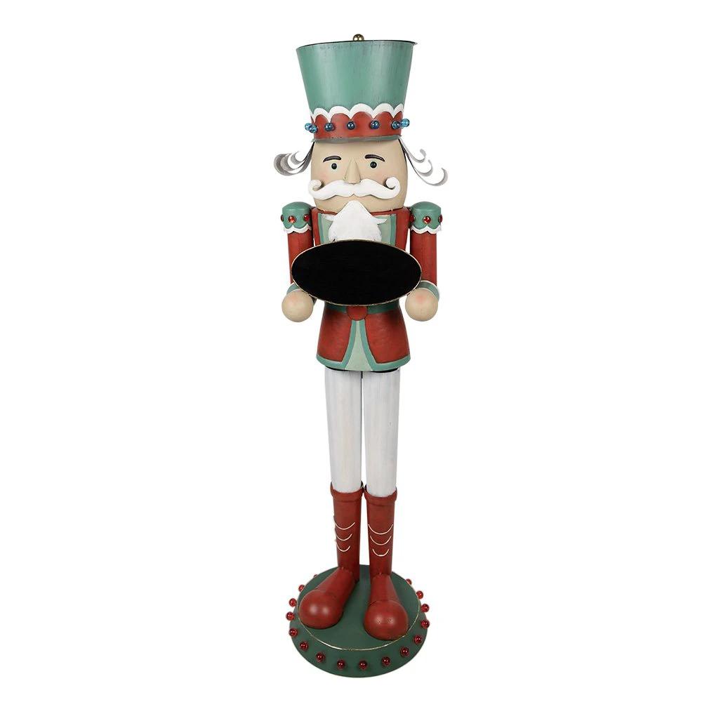 Decoration nutcracker 33x33x129 cm by Clayre & Eef.