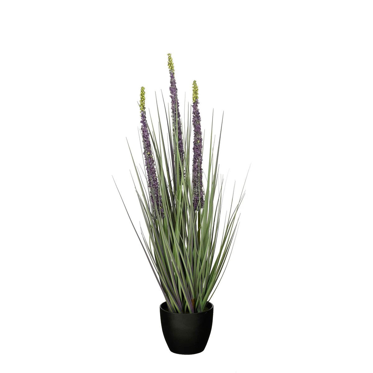 Artificial Plant Ornamental Grass Purple by Mica Decorations