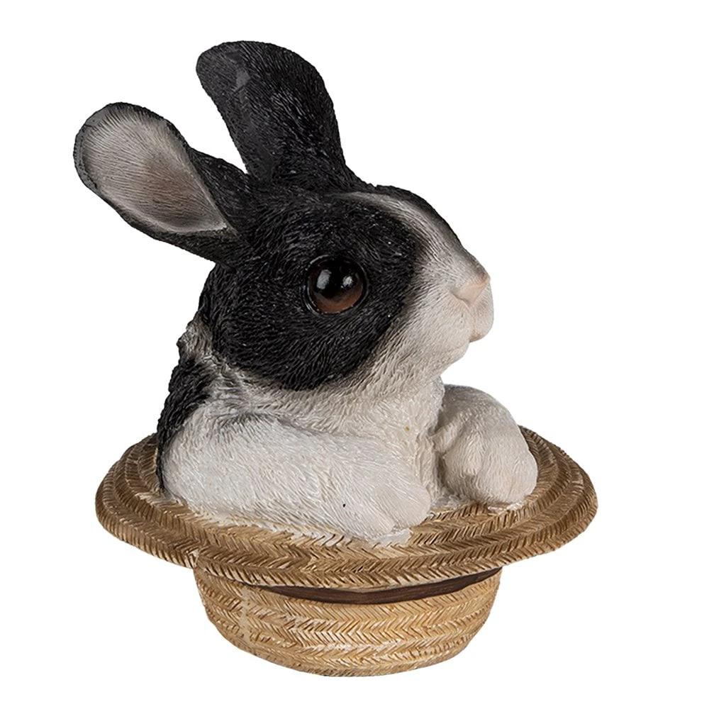Decoration rabbit 12x12x14 cm by Clayre & Eef.
