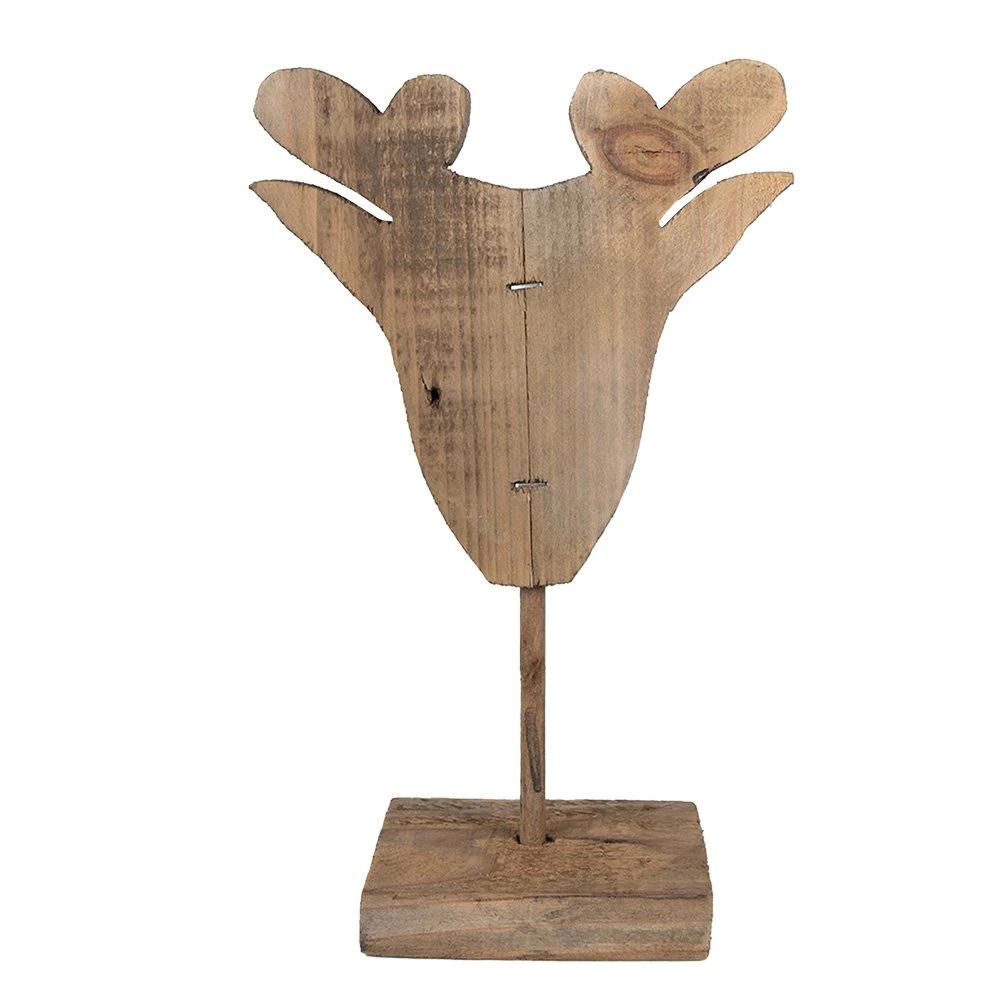 Decoration reindeer 16x8x25 cm by Clayre & Eef.