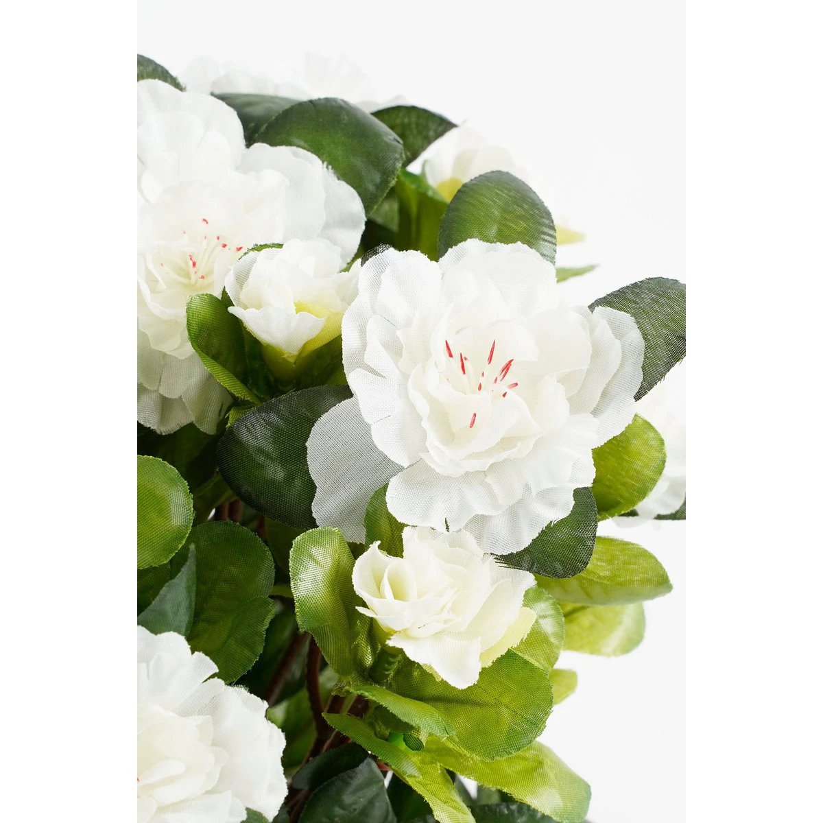 Artificial plant Azalea White by Mica Decorations