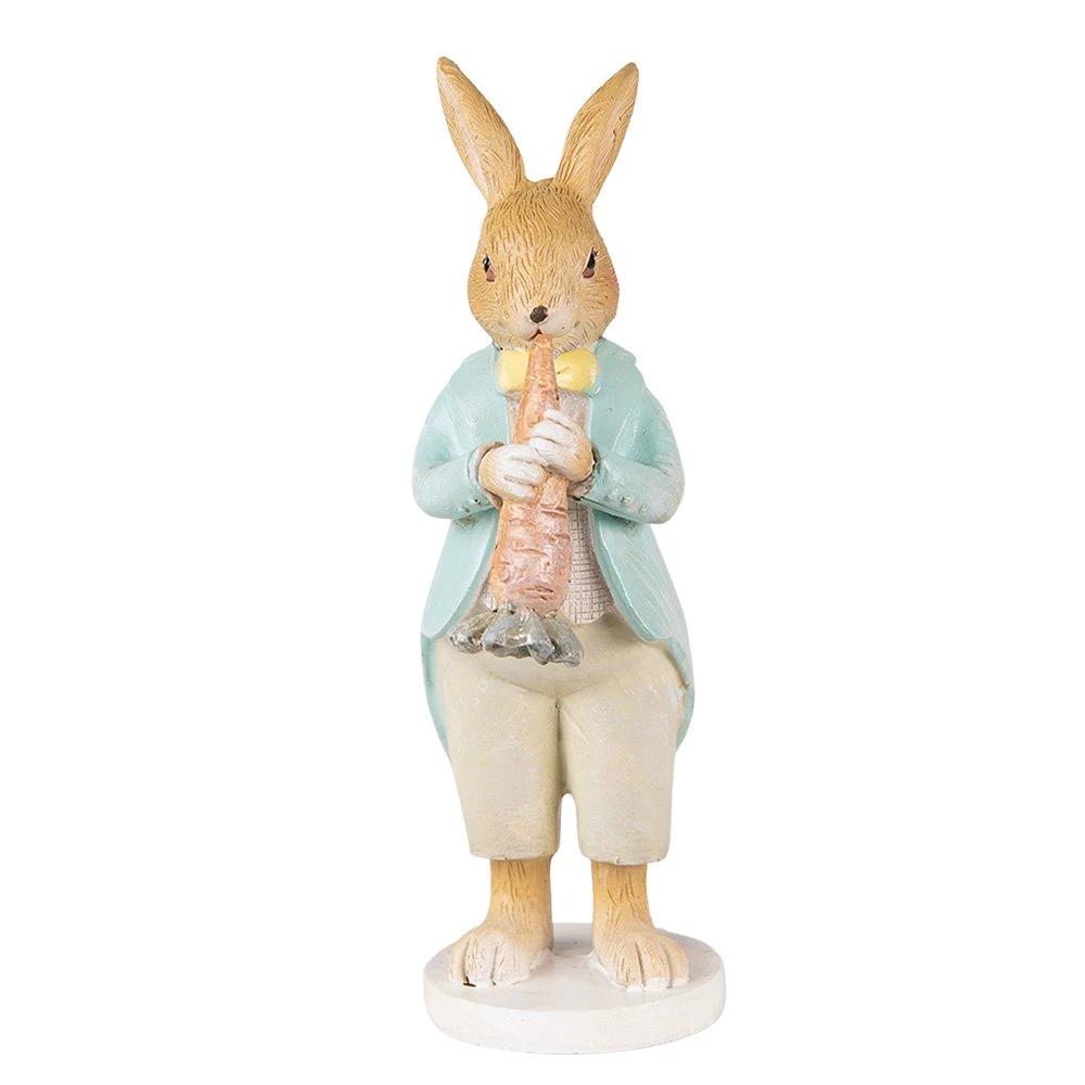 Decoration rabbit 7x5x15 cm by Clayre & Eef.