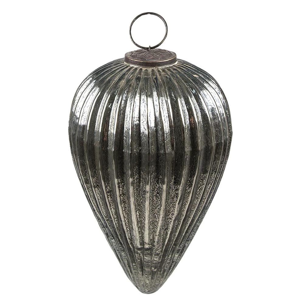 Weihnachtskugel Ø 13x21 cm von Clayre & Eef.