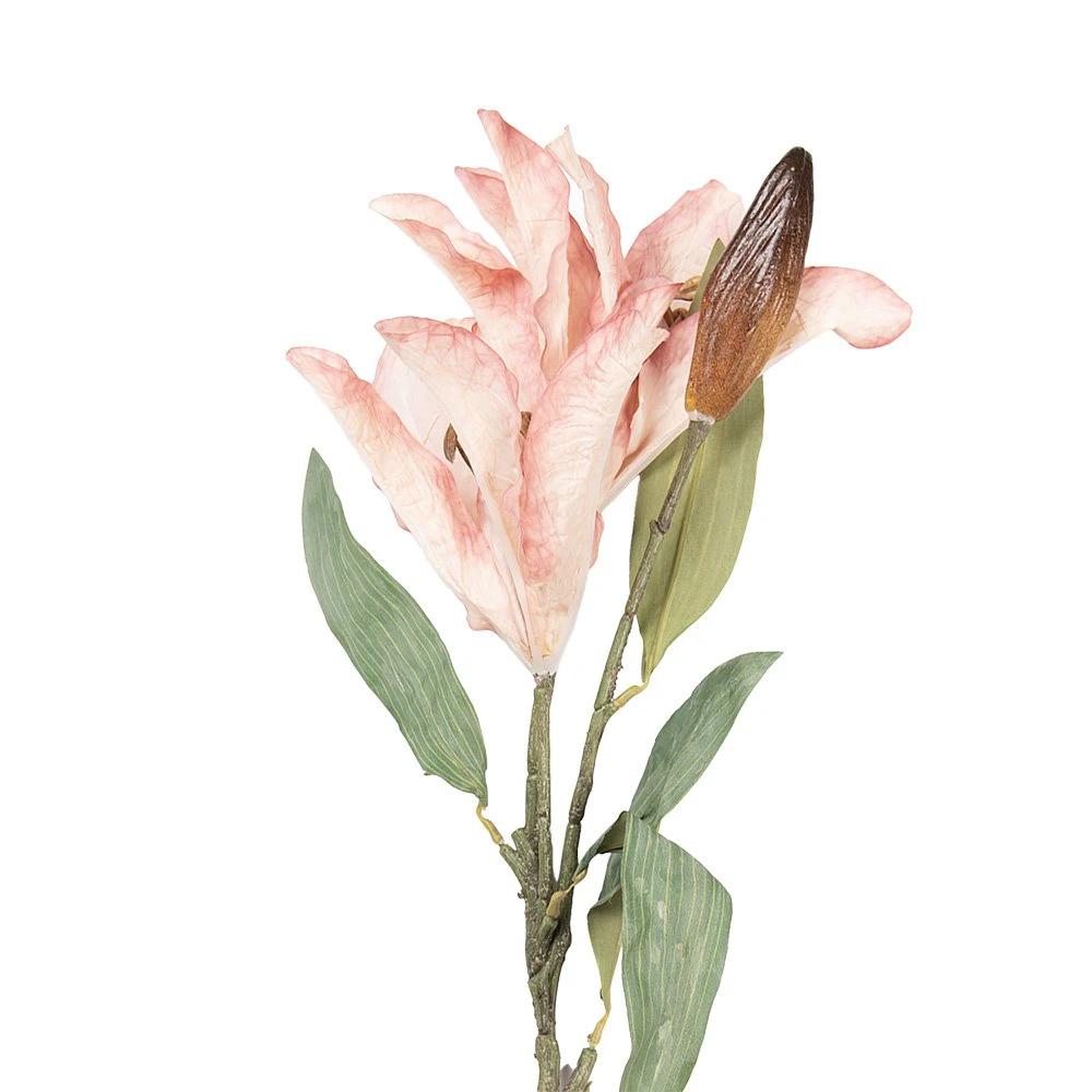 Artificial flower 88 cm Pink Plastic by Clayre & Eef.