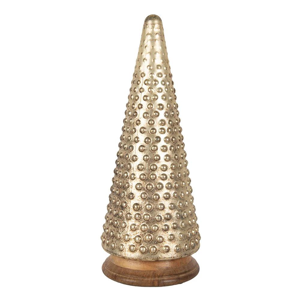 Decoration Christmas tree Ø 17x41 cm by Clayre & Eef.