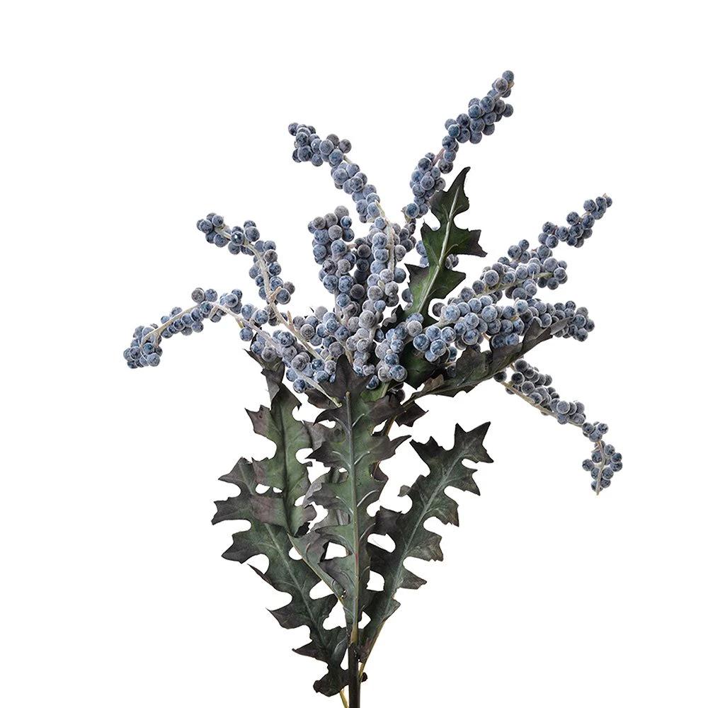 Artificial flower 103 cm Blue Plastic by Clayre & Eef.