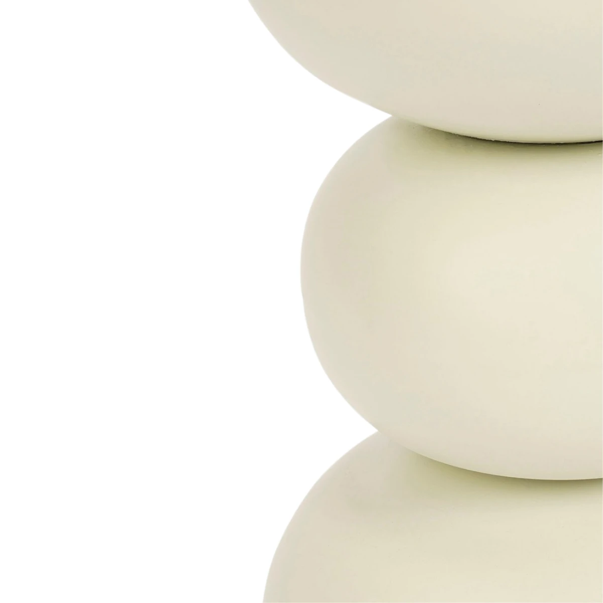 Side table Luna Off-white by Mica Decorations