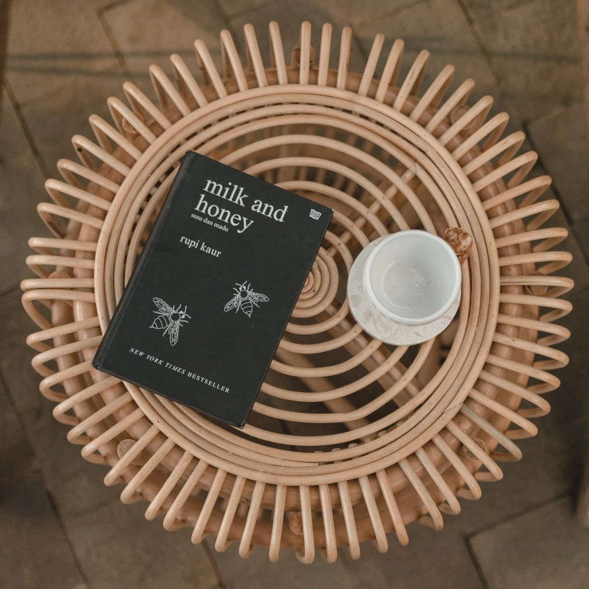 Rattan Side Table | End Table | Couch Table ALAMAYA by Soeji