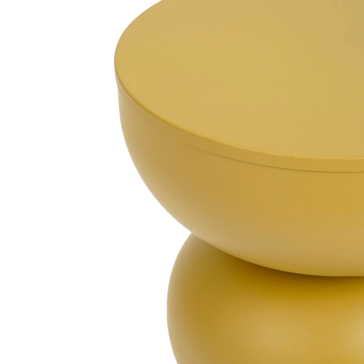 Side table Luna Yellow by Mica Decorations