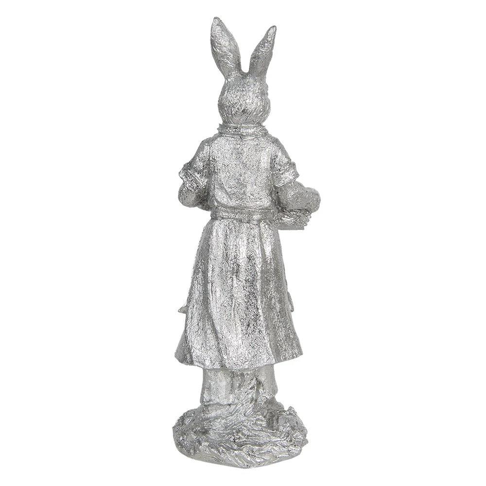 Decoration rabbit 13x12x34 cm by Clayre & Eef.
