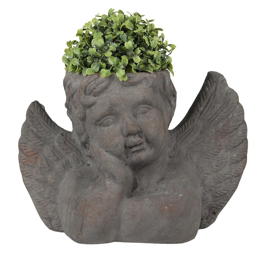 Flower pot angel 30x13x20 cm by Clayre & Eef.