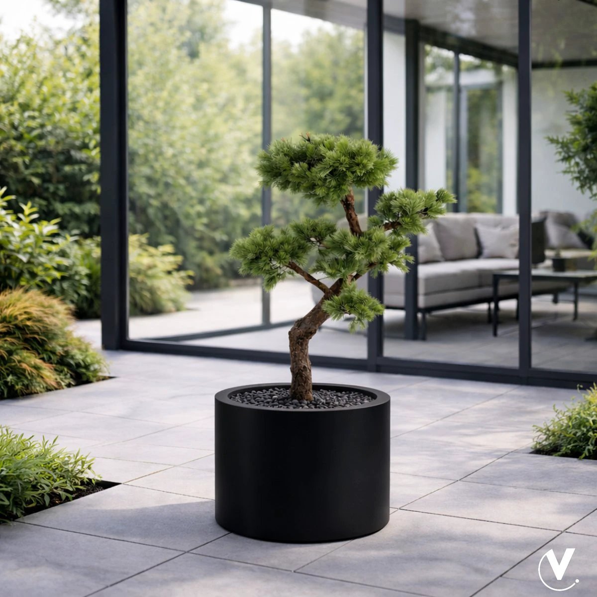 Plantenpot - Maine black by Vase The World