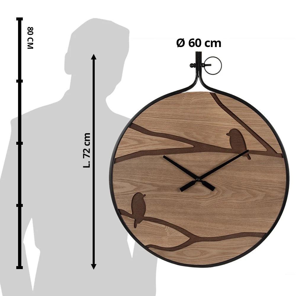 Wall clock 60x4x72 cm / 1xAA by Clayre & Eef.
