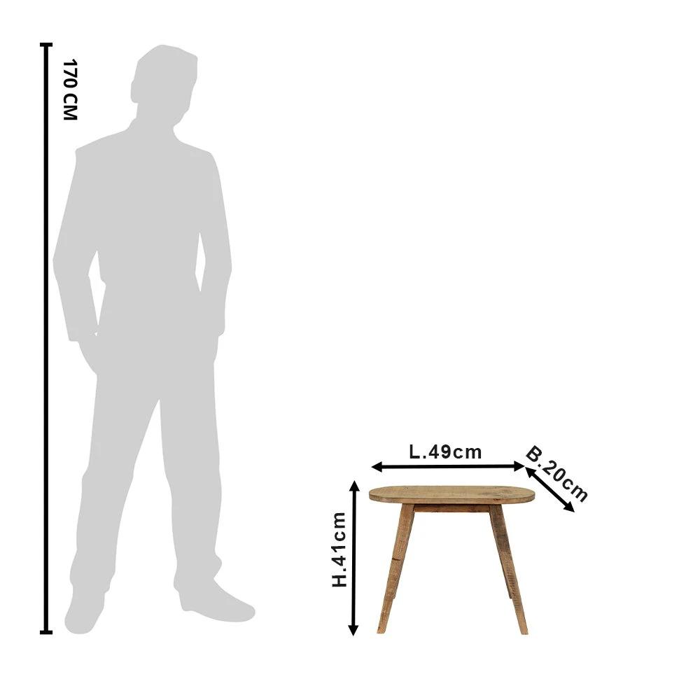 Pflanzentisch 49x20x41 cm von Clayre & Eef.