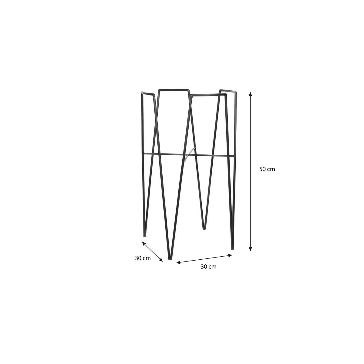 Plant stand Blom Black by Mica Decorations