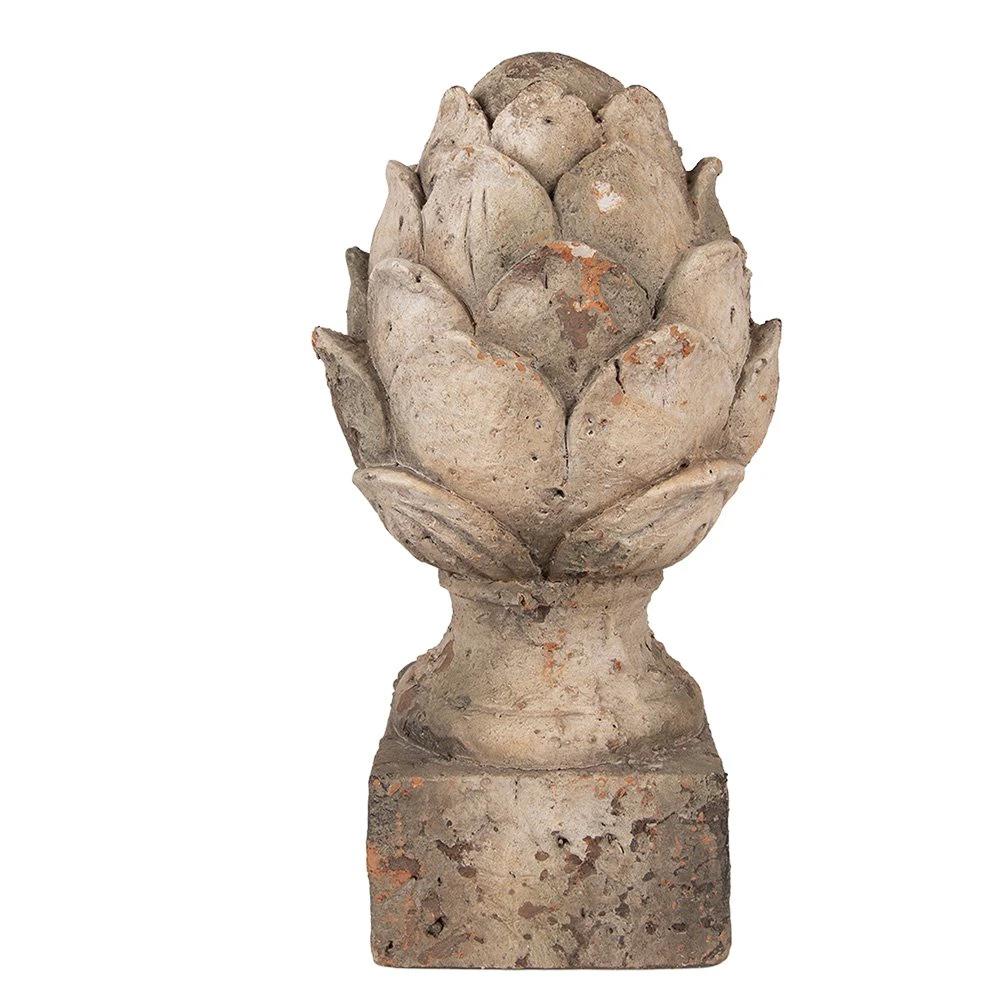 Dekorationsornament Ø 19x35 cm Beige, Keramik von Clayre & Eef.