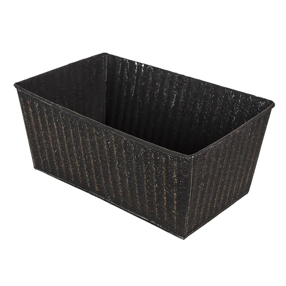 Plant holder (3) 26x17x12 / 23x14x10 / 21x11x9 cm by Clayre & Eef.
