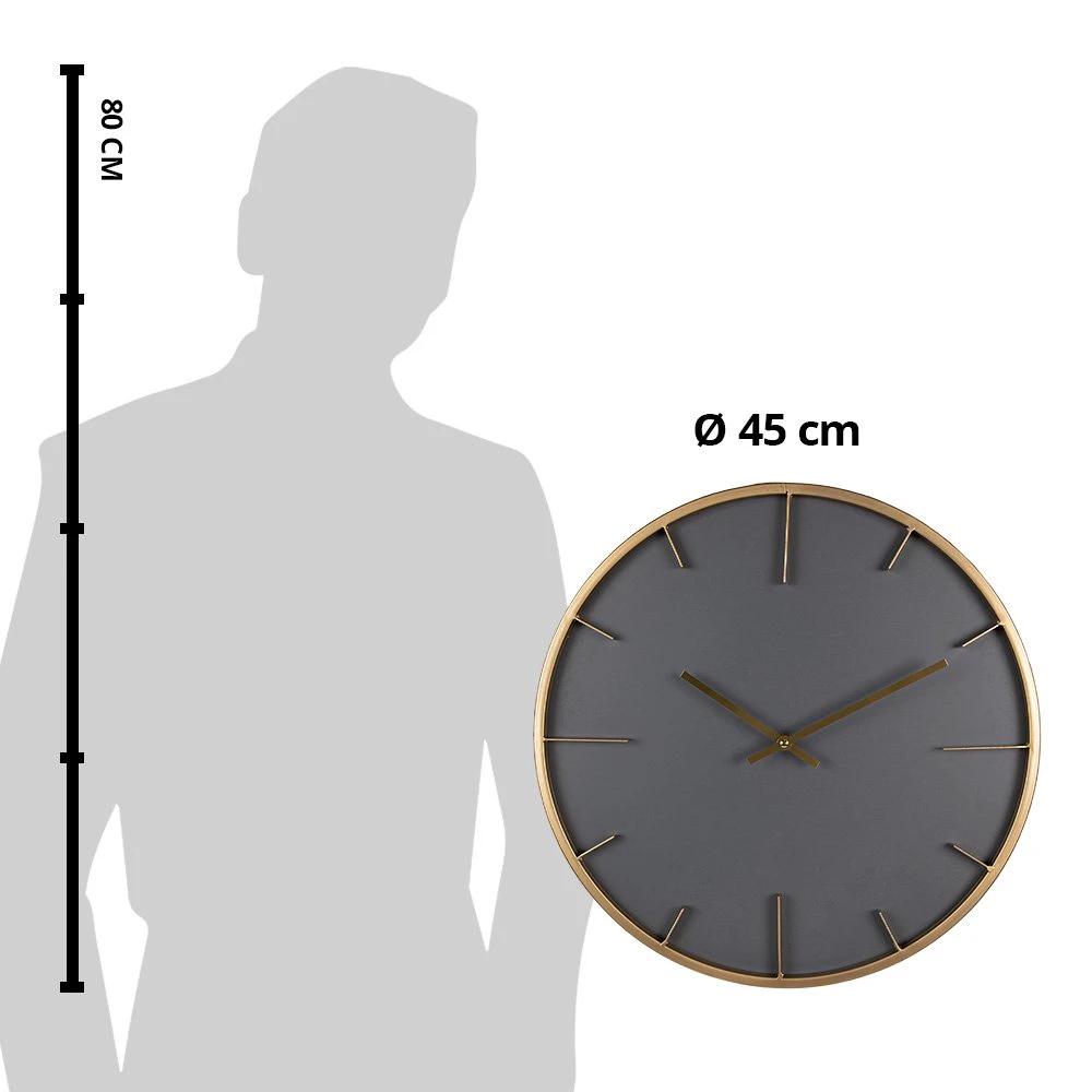 Wandlex Ø 45x4 cm / 1xAA by Clayre & Eef.
