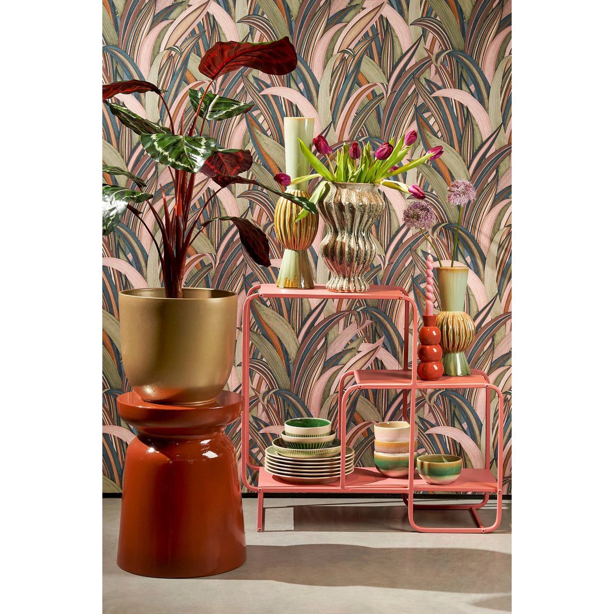Vase Pippa Green by Mica Decorations