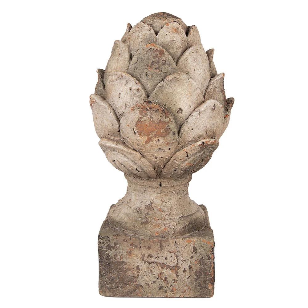 Dekoratives Ornament Ø 19x35 cm Beige Keramik von Clayre & Eef.