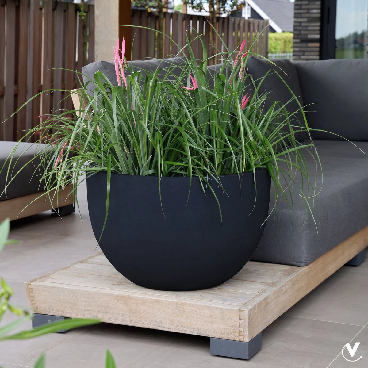 Plantenpot - Louisiana black by Vase The World