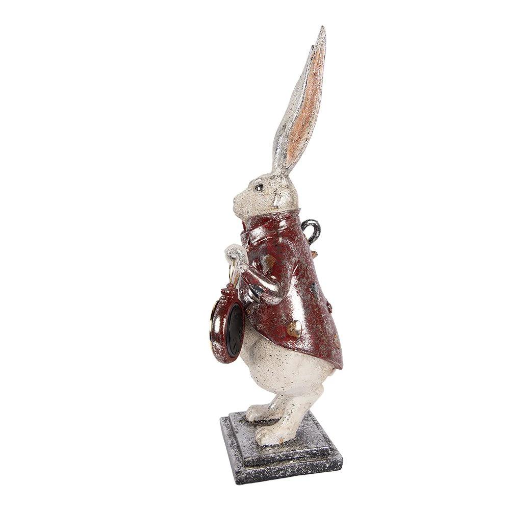 Decoration Statue Rabbit 15x12x38 cm Beige Plastic by Clayre & Eef.