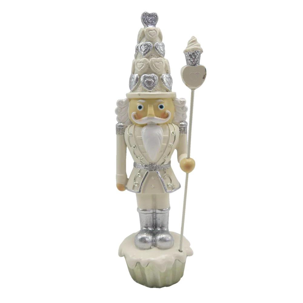 Decoration nutcracker 5x5x16 cm by Clayre & Eef.
