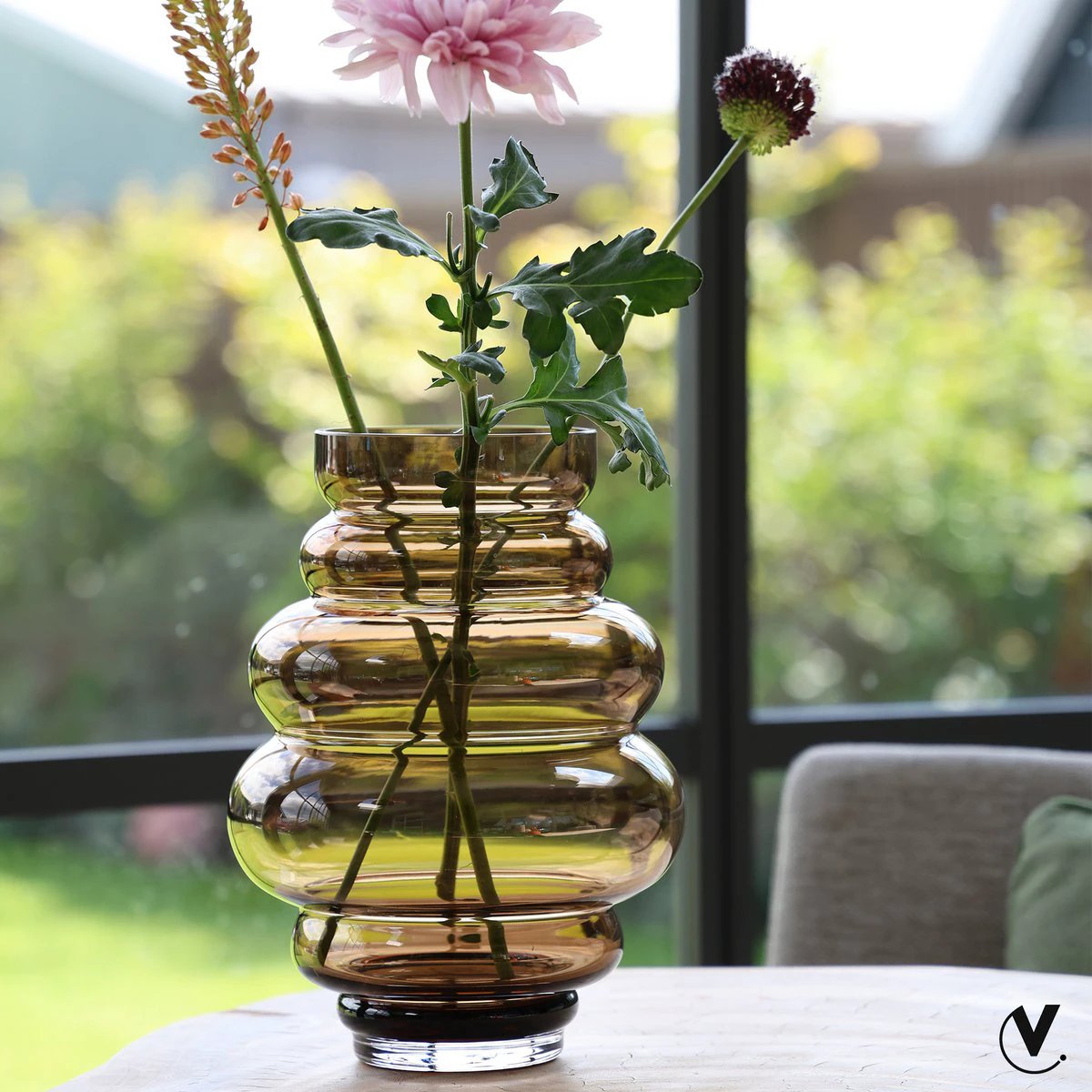 Vase - Maputo Taupe by Vase The World