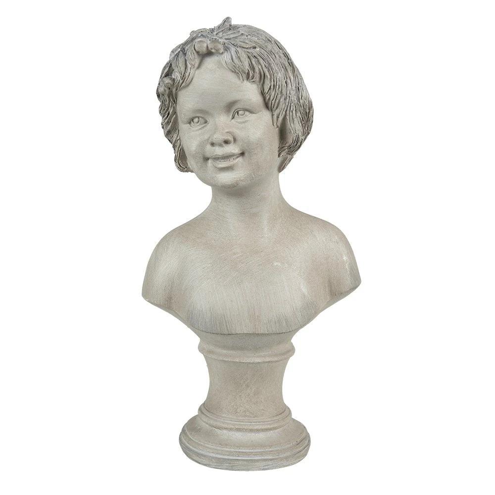 Image Girl 14x9x27 cm Beige Polyresin Home accessories by Clayre & Eef.