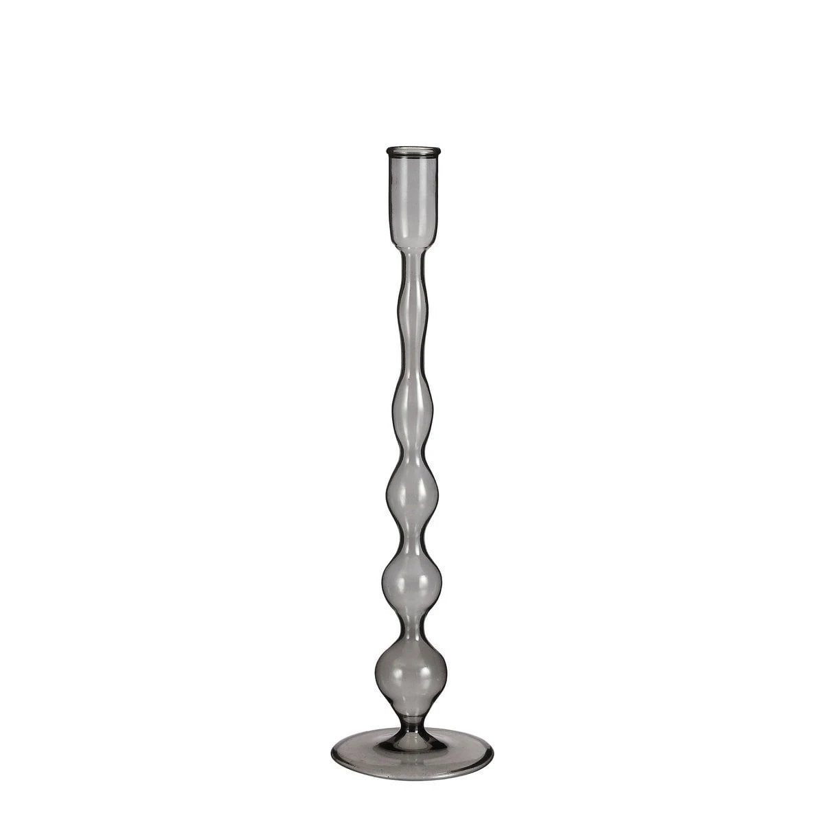 Candlestick Trent Dark Gray by Mica Decorations