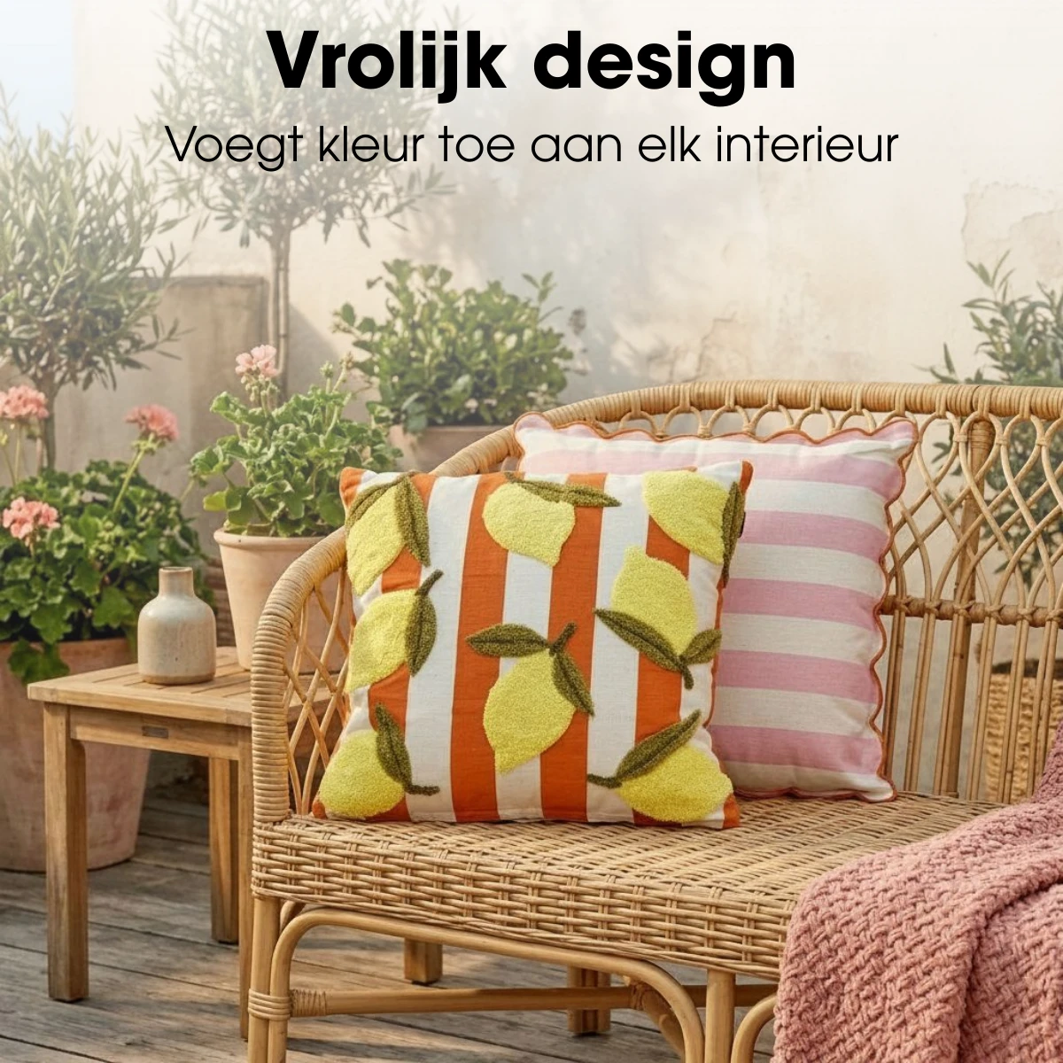 Decorative cushion Off-white by Mica Decorations
