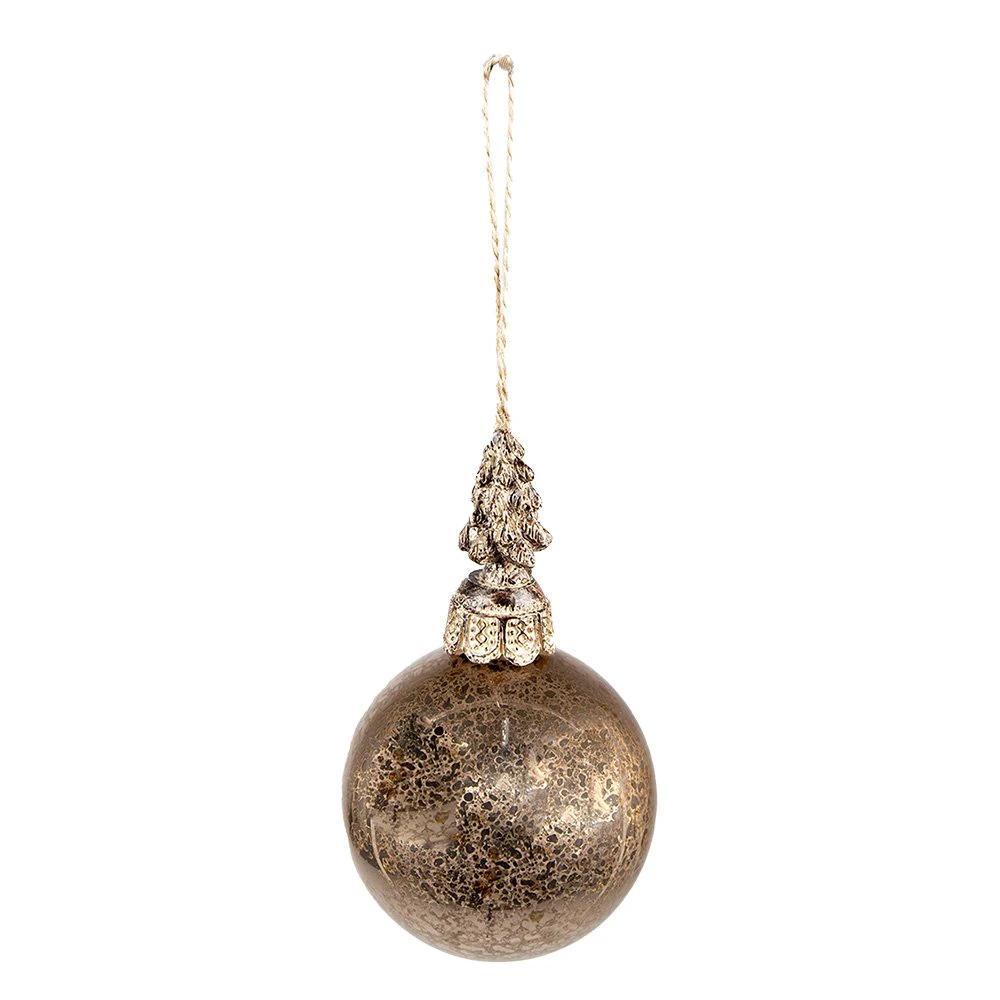 Weihnachtskugel Ø 8x14 cm von Clayre & Eef.