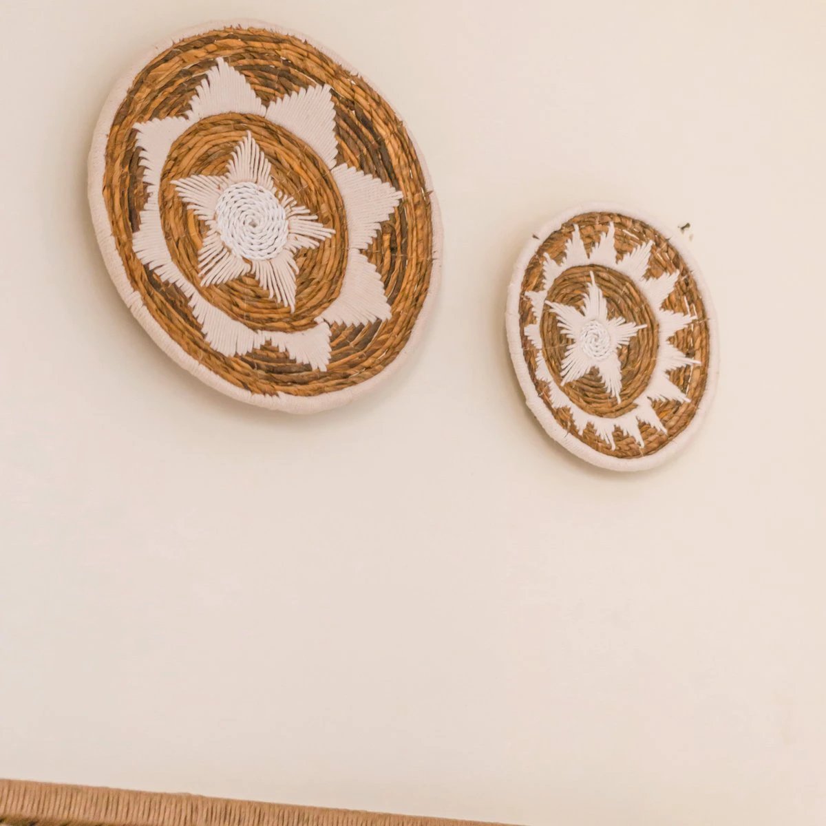 Wall Decor | Wall Basket | Decorative Bowl GUMA made of Banana Fibre (2 sizes) by Soeji