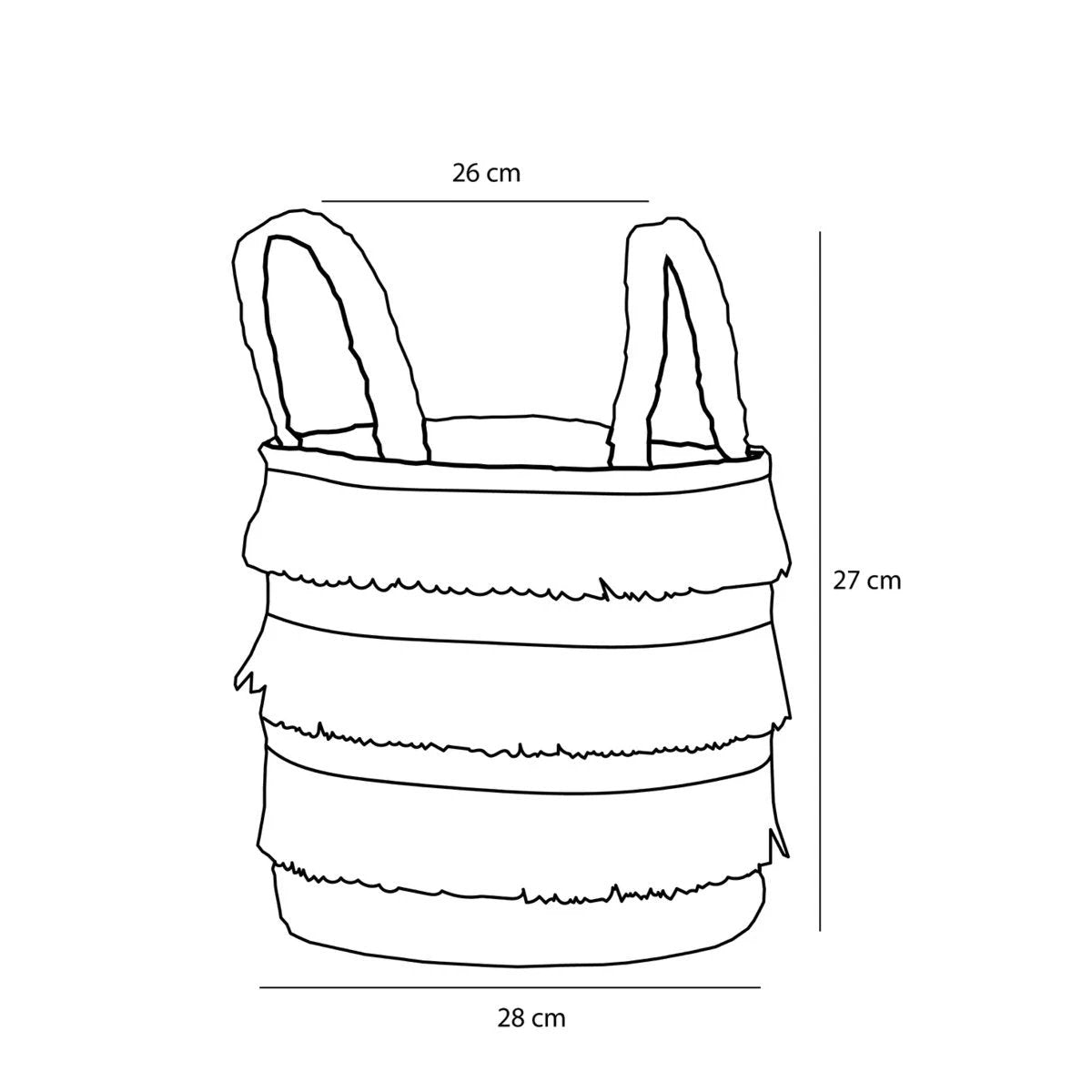 Storage basket set Brown by Mica Decorations