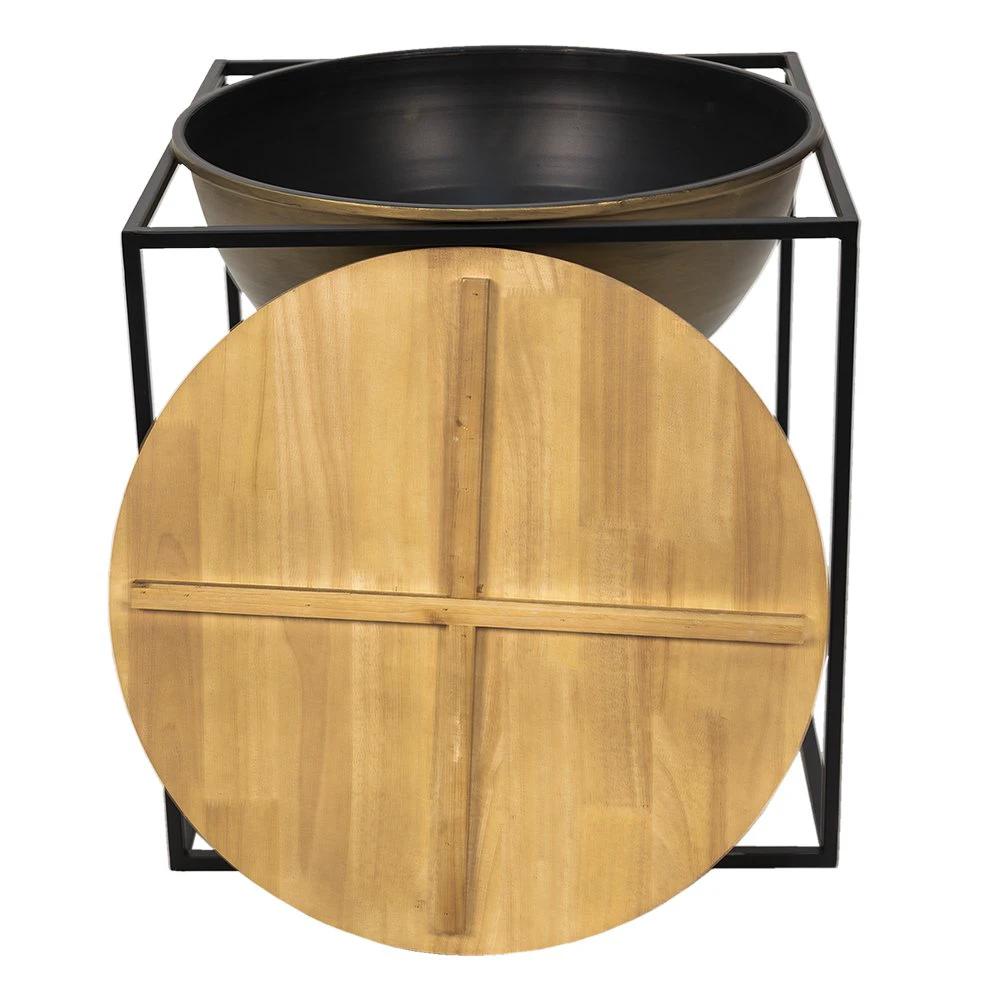 Beistelltisch 53x53x55 cm von Clayre & Eef.